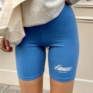 Sporty & Rich 80s Fitness Biker Shorts — Size XS